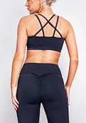 double straps sports bra